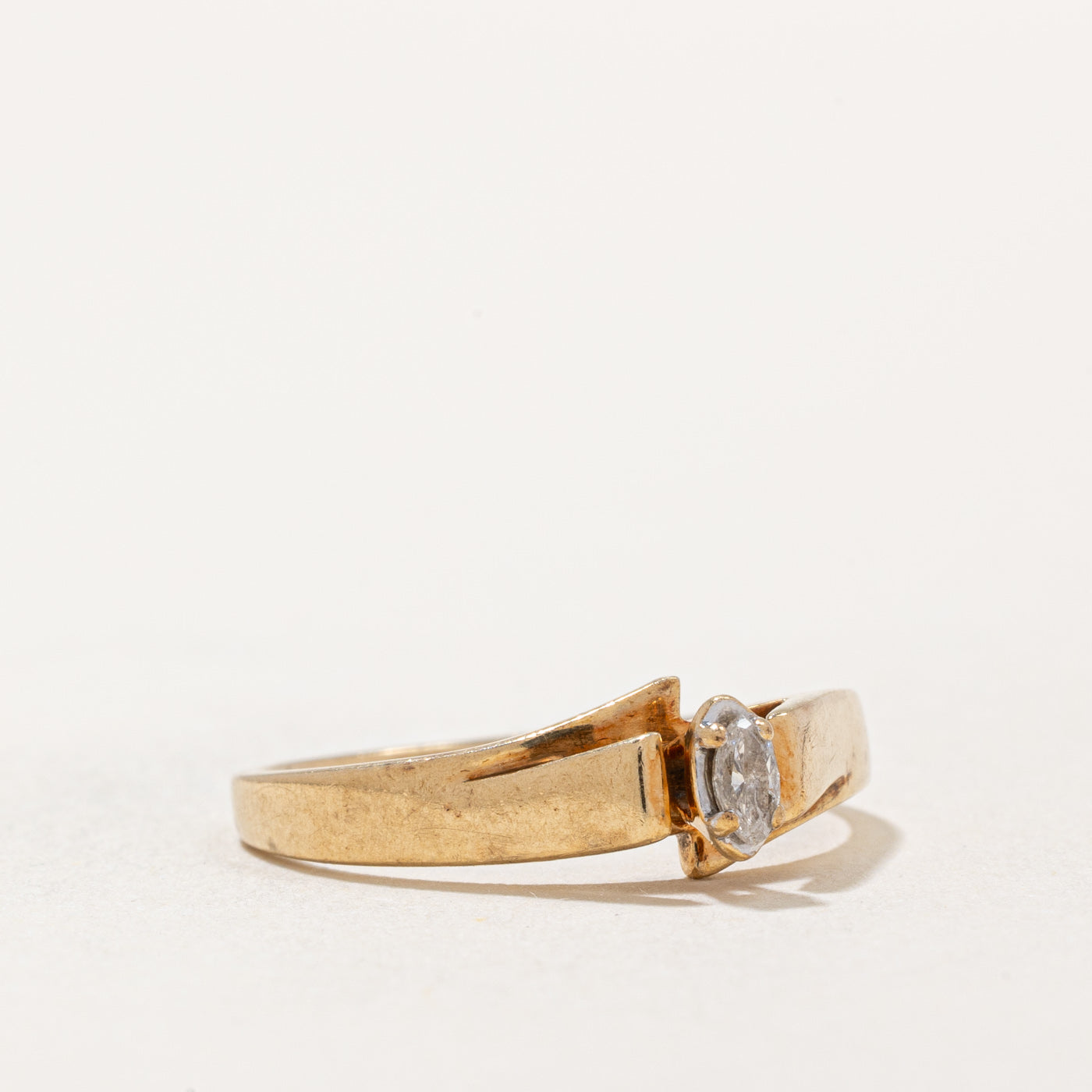 Marquise Cut Diamond Ring | 0.07ct | SZ 7.25 |