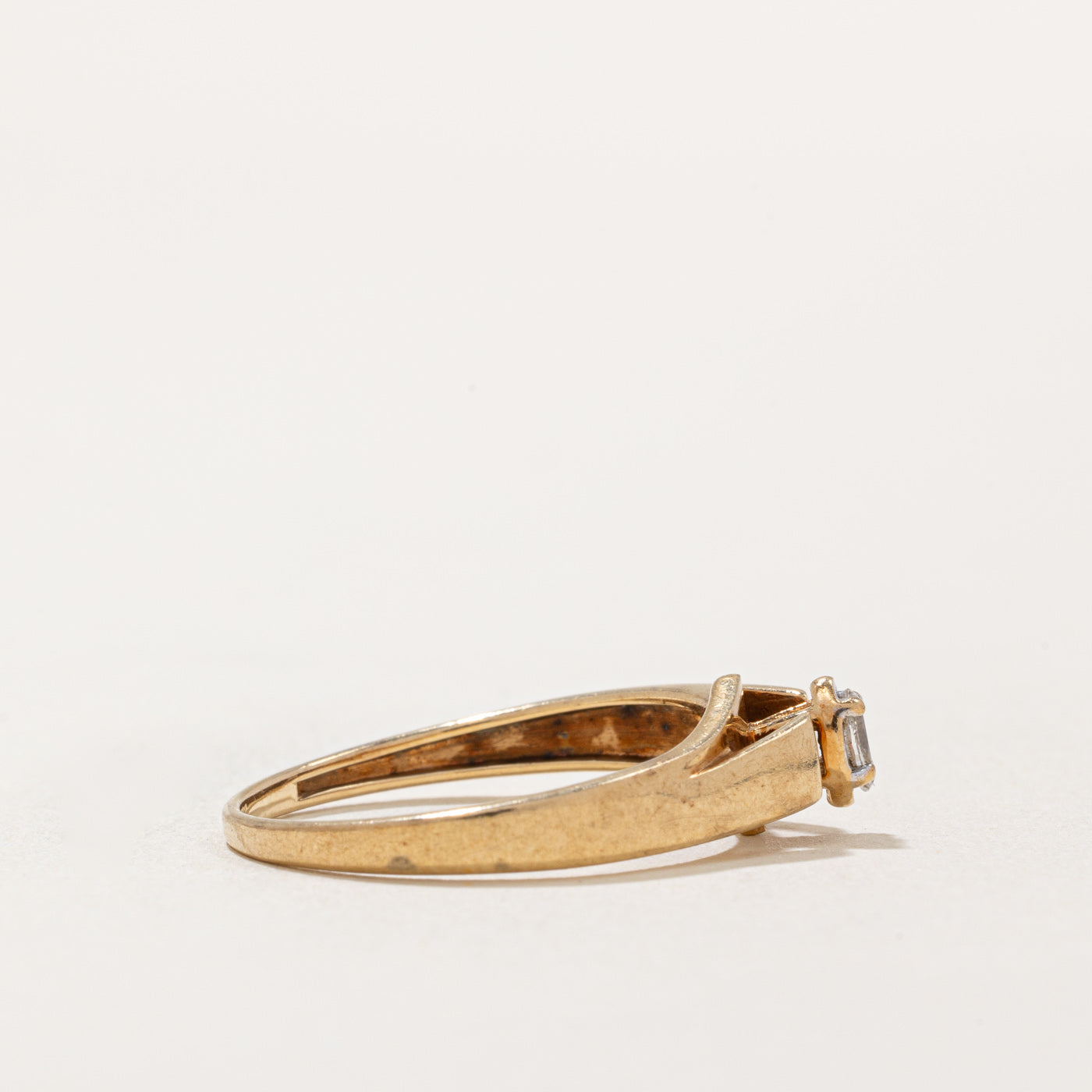 Marquise Cut Diamond Ring | 0.07ct | SZ 7.25 |