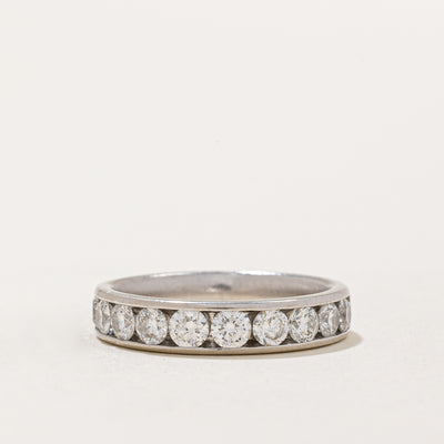 Channel Set Semi Eternity Diamond Band | 0.98ctw | SZ 6 |