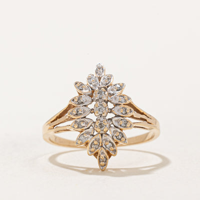 Diamond Cocktail Ring | 0.20ctw | SZ 5.75 |