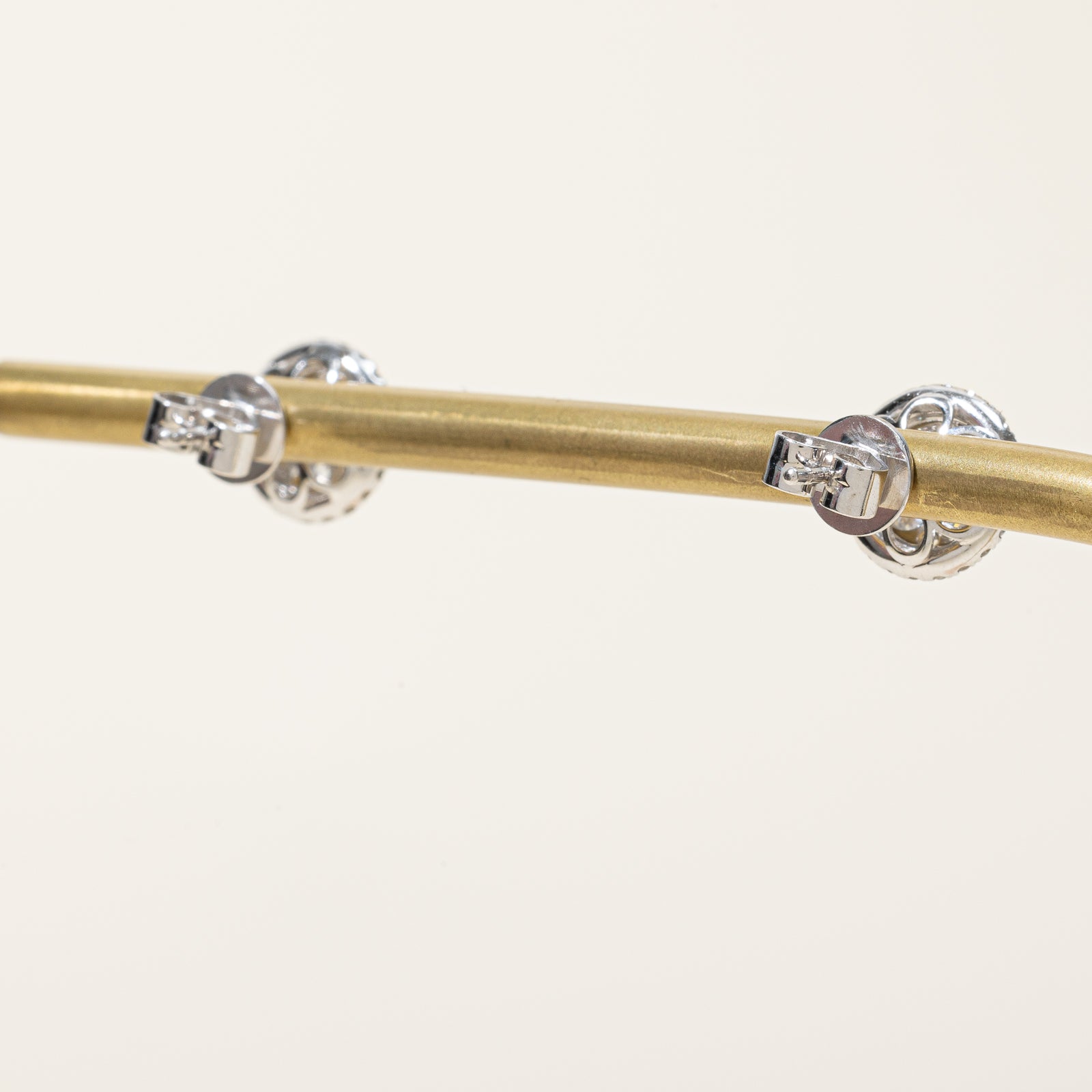 Diamond Cluster Halo Earrings | 0.90ctw |
