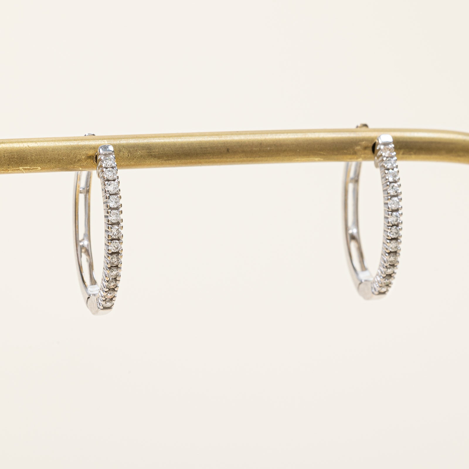 Diamond Hoop Earrings | 0.24ctw |