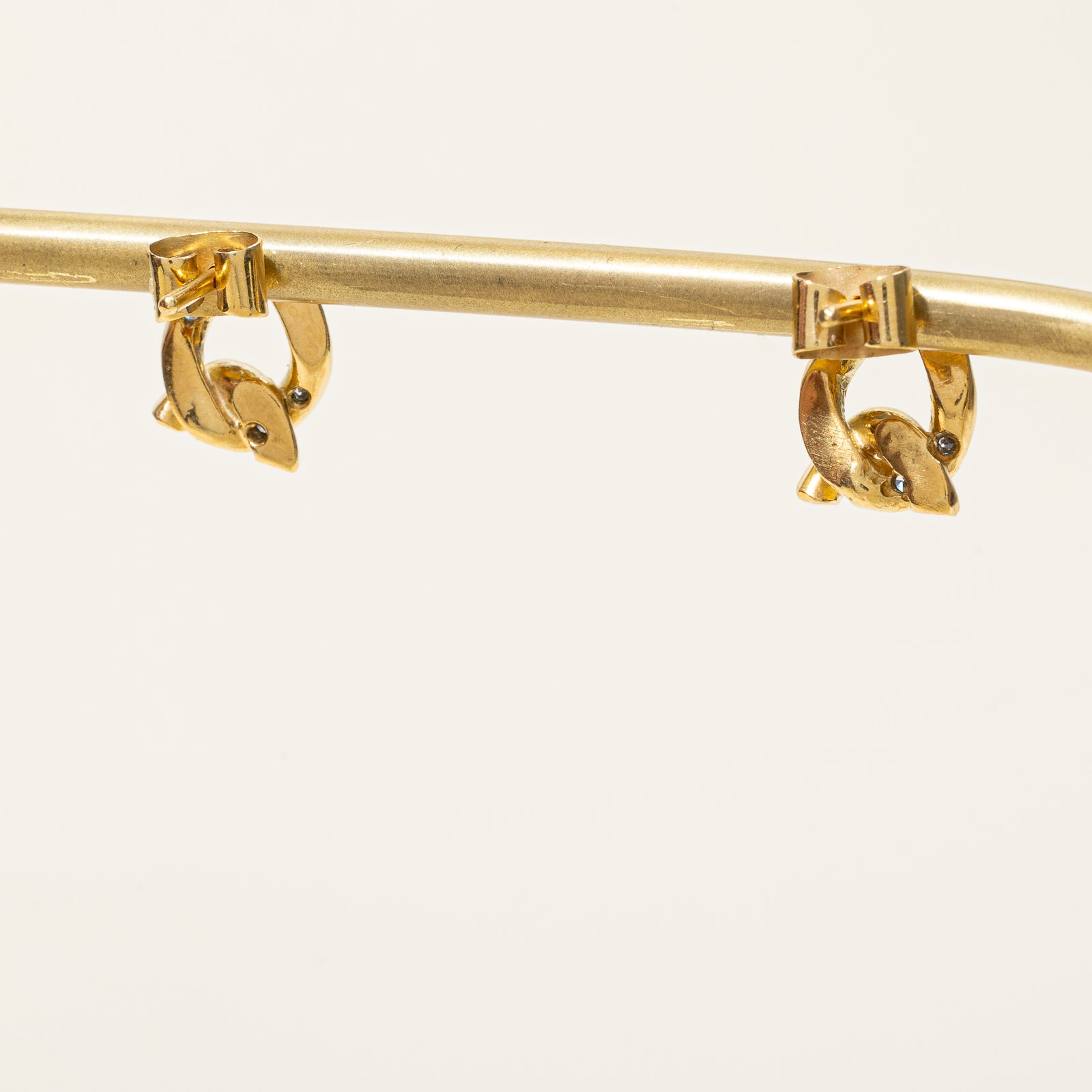Diamond Circle Stud Earrings | 0.16ctw |