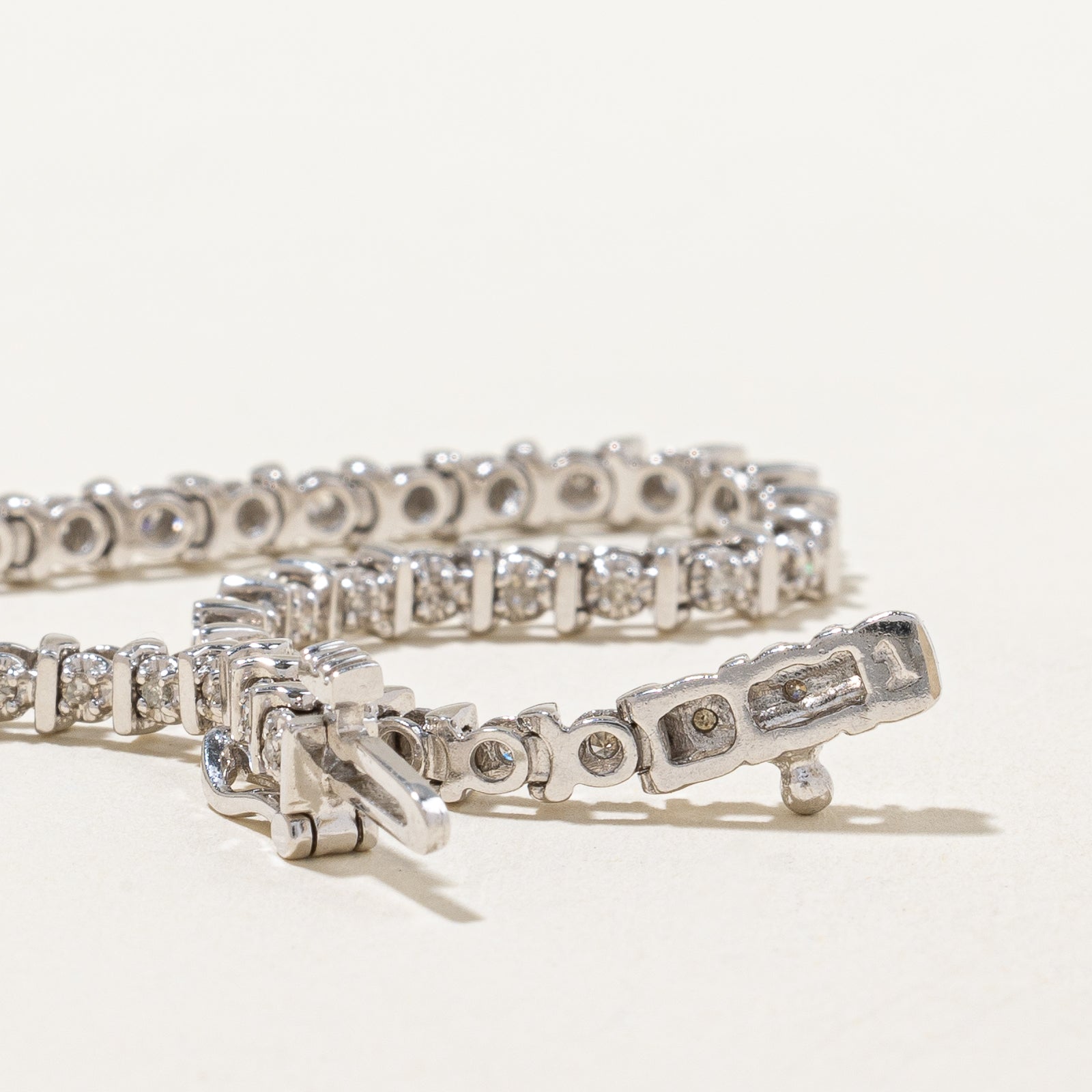 Illusion Set Diamond Tennis Bracelet | 0.50ctw | 7" |