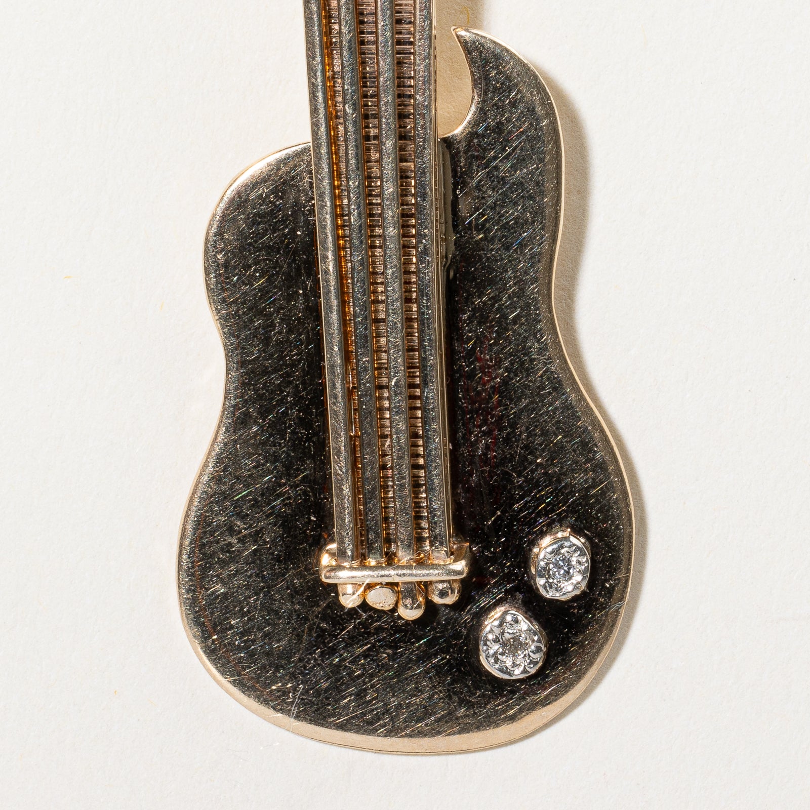 Diamond Guitar Pendant | 0.01ctw |