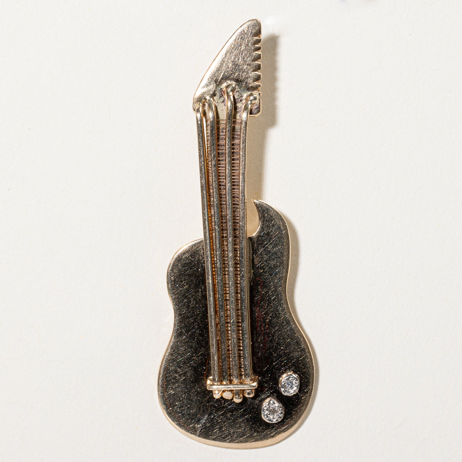 Diamond Guitar Pendant | 0.01ctw |