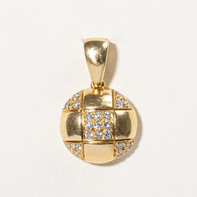 Diamond Half Sphere Pendant | 0.27ctw |