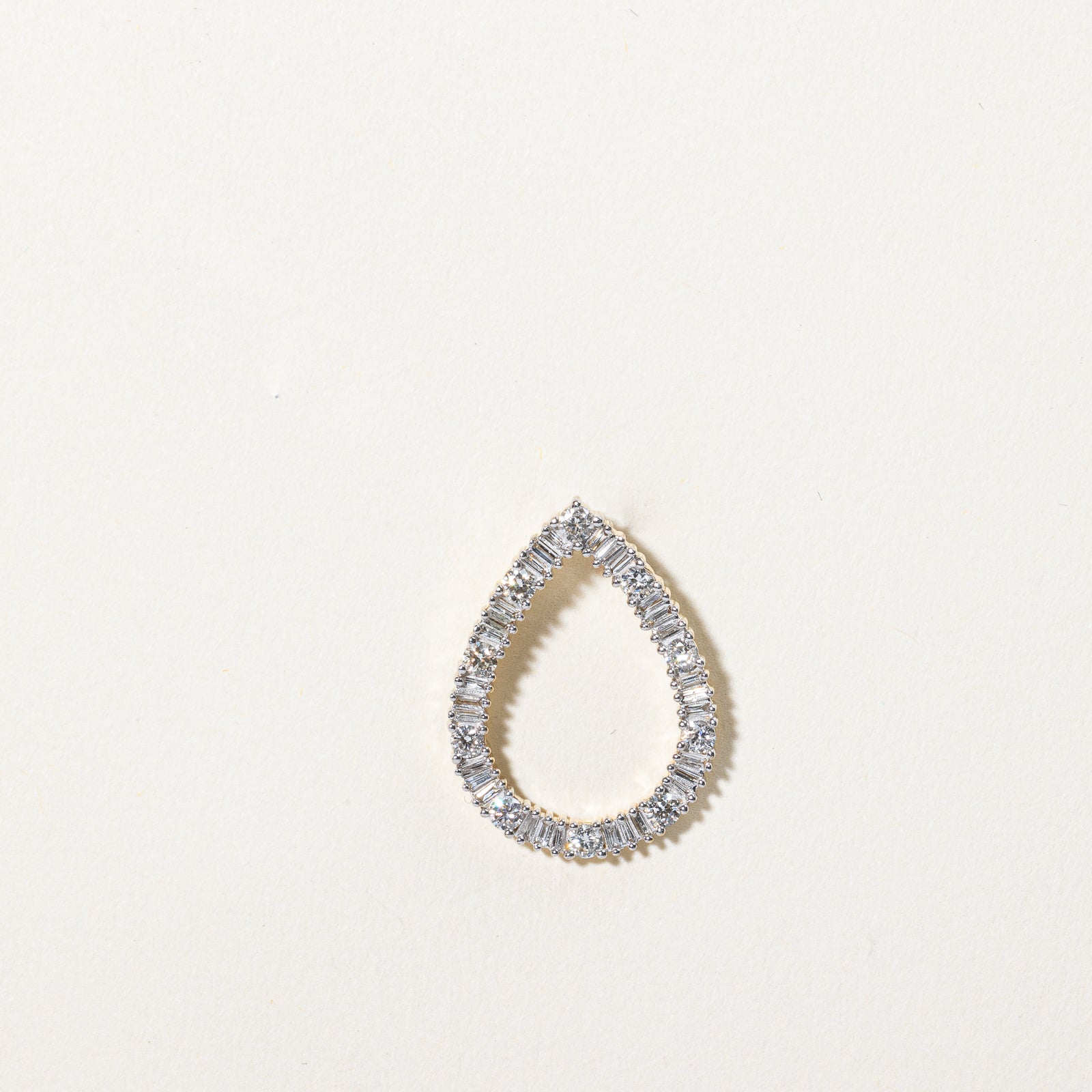 Diamond Pear Shaped Pendant | 0.45ctw |