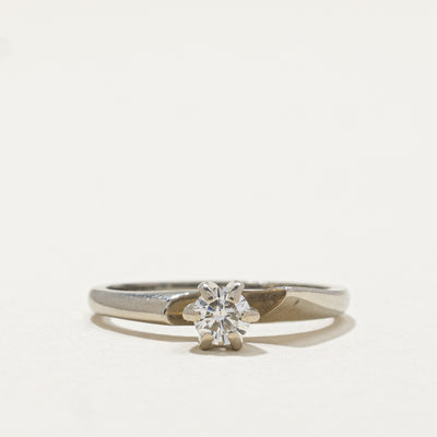 'Birks' Solitaire Diamond Ring | 0.24ct | SZ 5.25