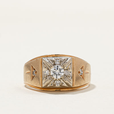 Illusion Set Cluster Diamond Ring | 0.41ctw | SZ 10