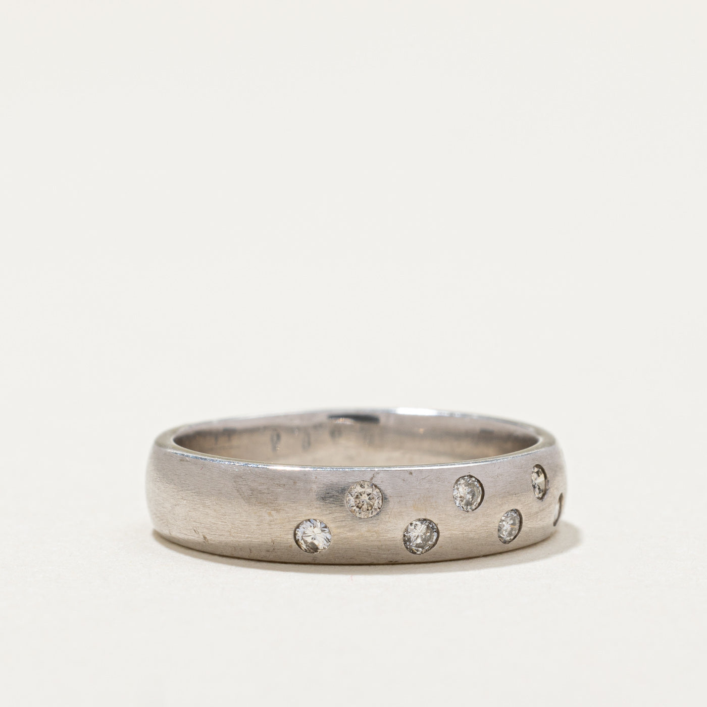 Scattered Flush Set Diamond Band | 0.16ctw | SZ 5.25