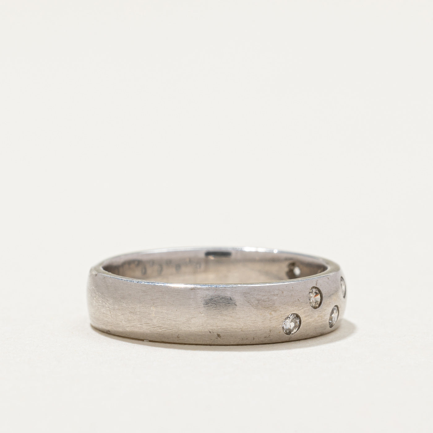 Scattered Flush Set Diamond Band | 0.16ctw | SZ 5.25