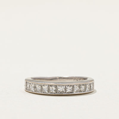 Princess Cut Semi Eternity Diamond Band | 0.60ctw | SZ 3.75