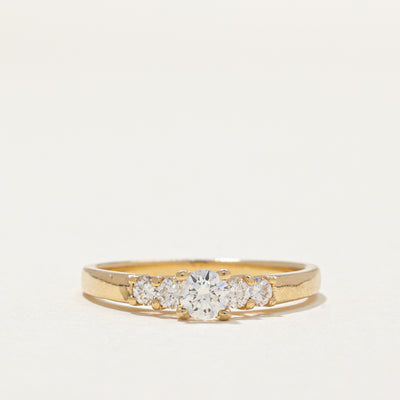 Round Brilliant Cut Diamond Engagment Ring | 0.62ctw | SZ 8.75