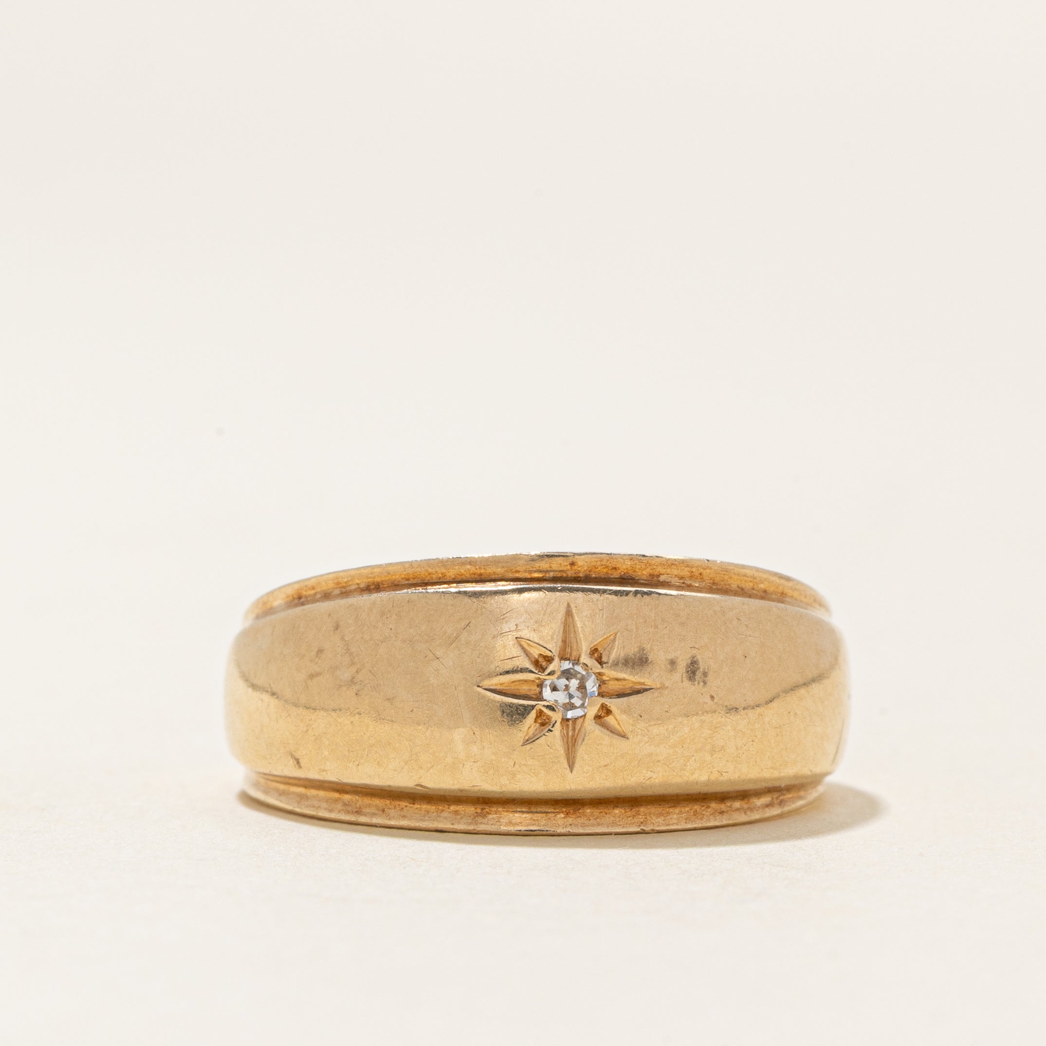 Star Set Diamond Chunky Band | 0.03ctw | SZ 8.0 |