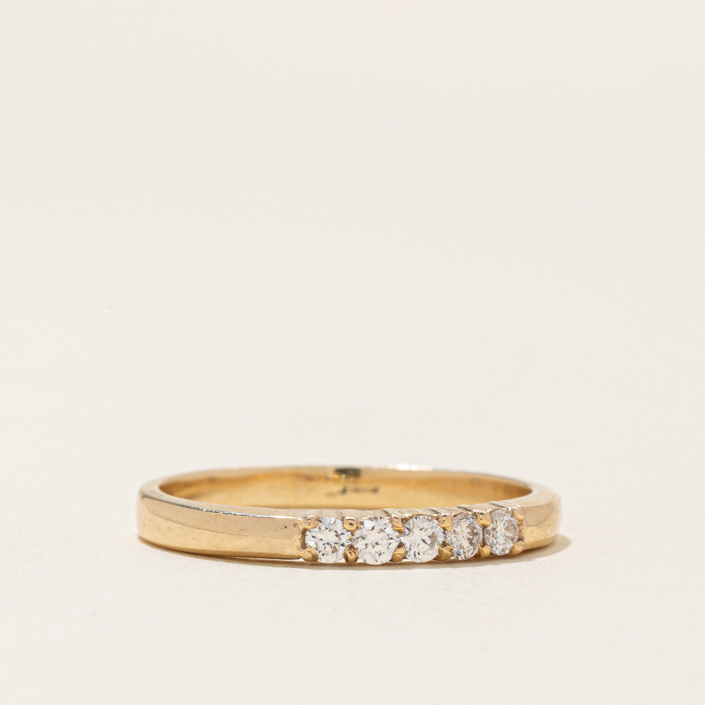 Five Stone Diamond Band | 0.25ctw | SZ 9.0 |