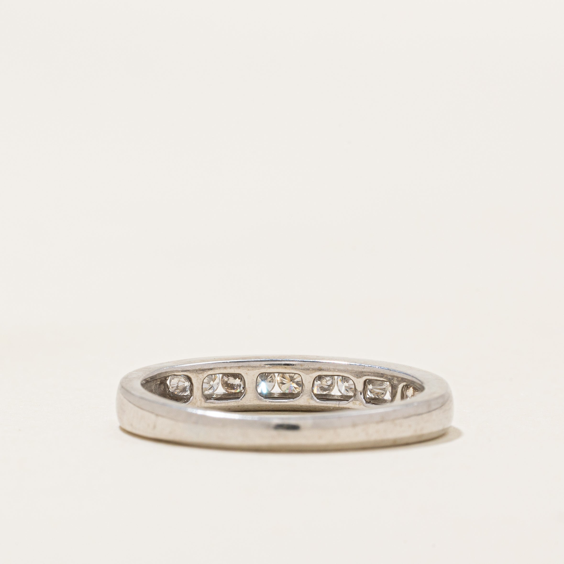 Channel Set Semi Eternity Diamond Band | 0.2ctw | SZ 4.75 |