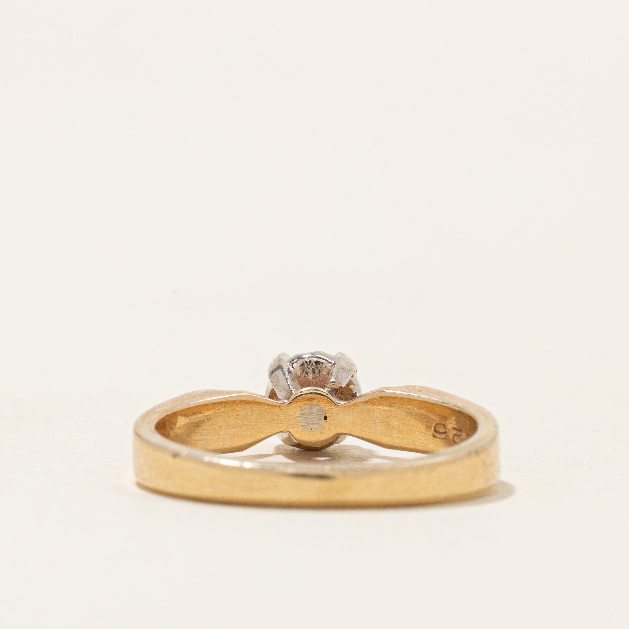 Illusion Set Diamond Reverse Tapered Ring | 0.16ctw | SZ 4.5 |