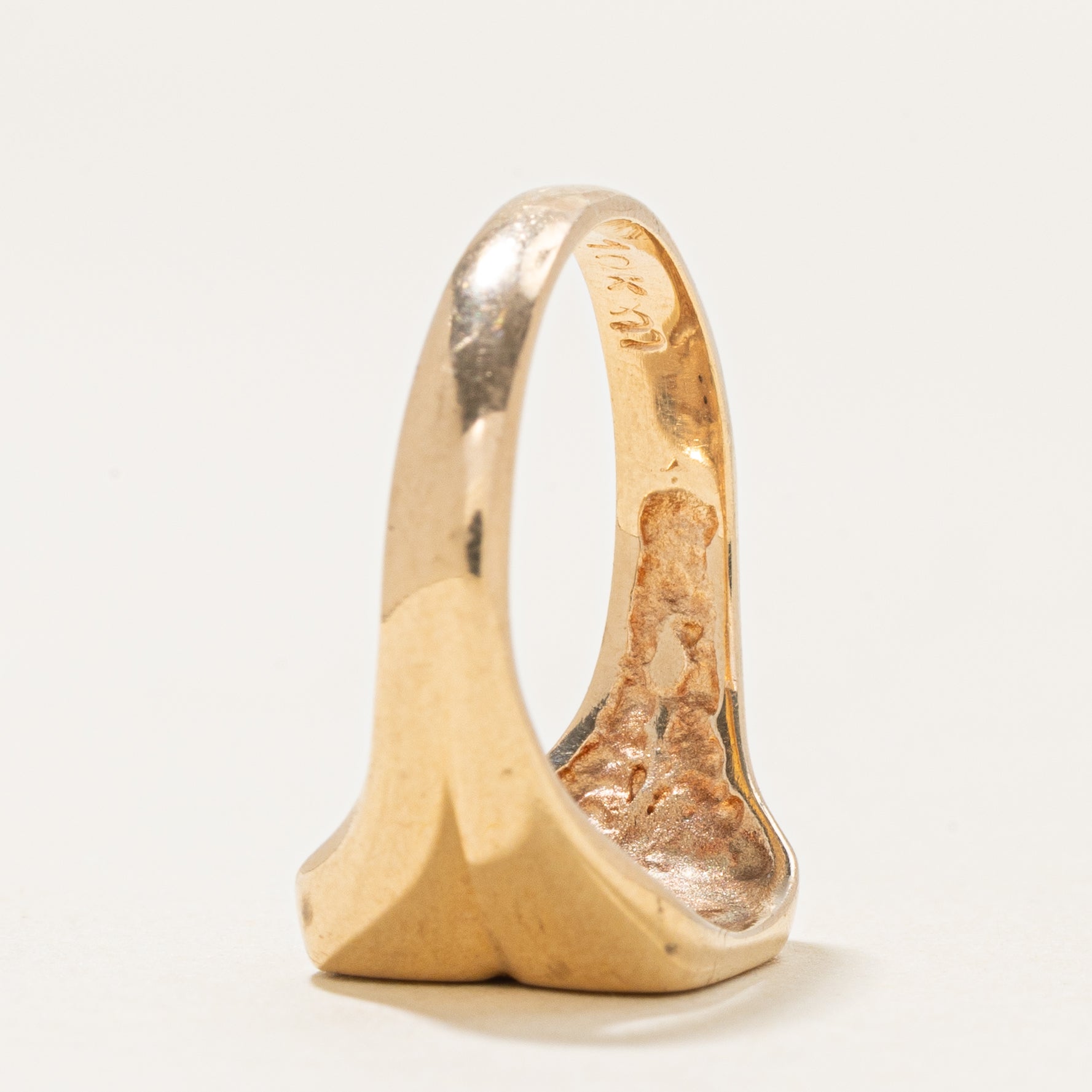 Diamond Owl Signet Ring | 0.03ctw | SZ 7.5 |