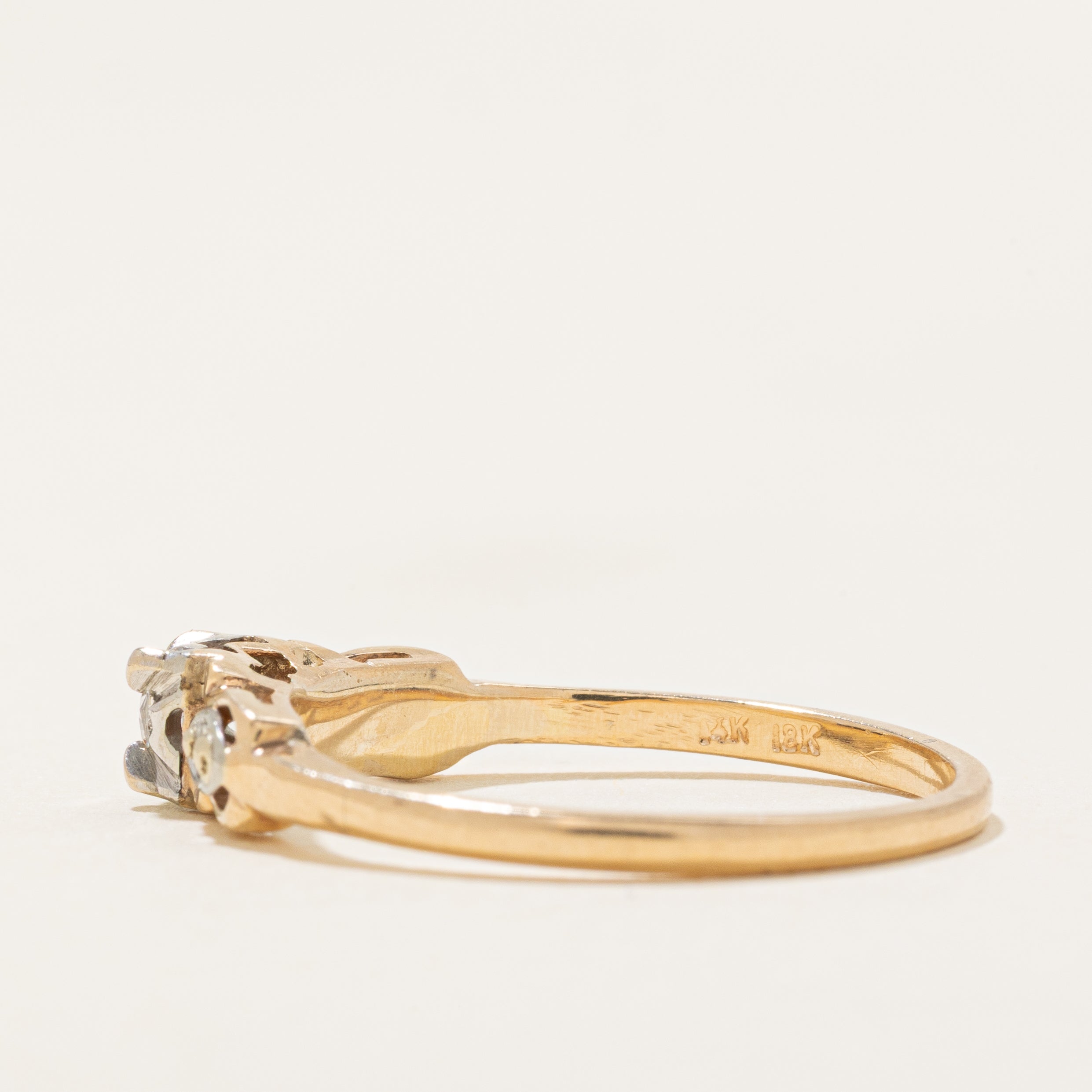 Illusion Set Diamond Ring | 0.14ctw | SZ 8.0 |