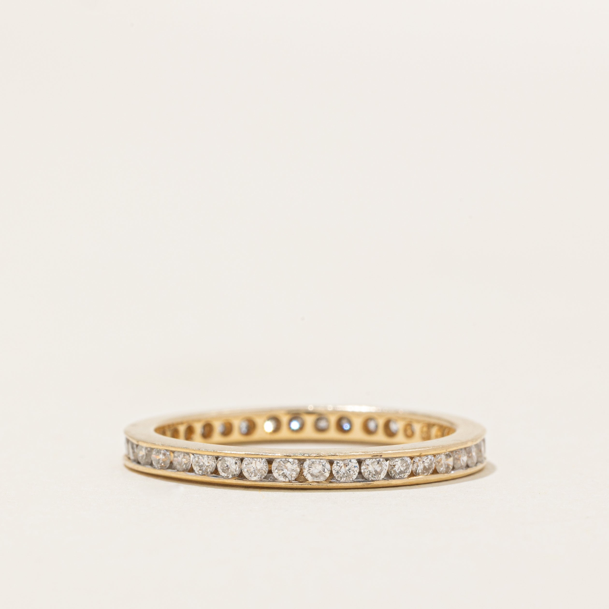 Channel Set Eternity Diamond Band | 0.38ctw | 2.00mm | SZ 5.75 |