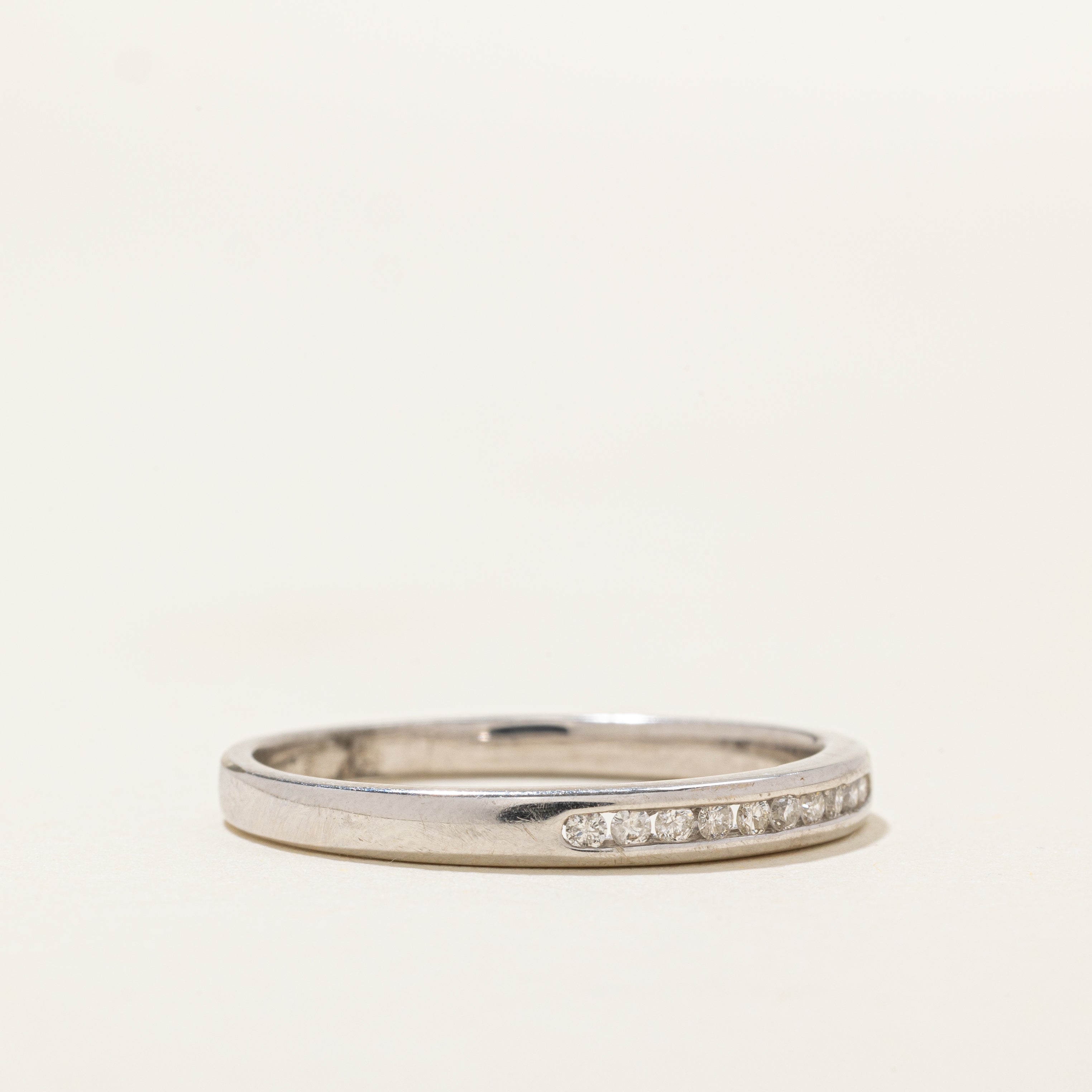 Channel Set Diamond Band | 0.1ctw | SZ 9.5 |