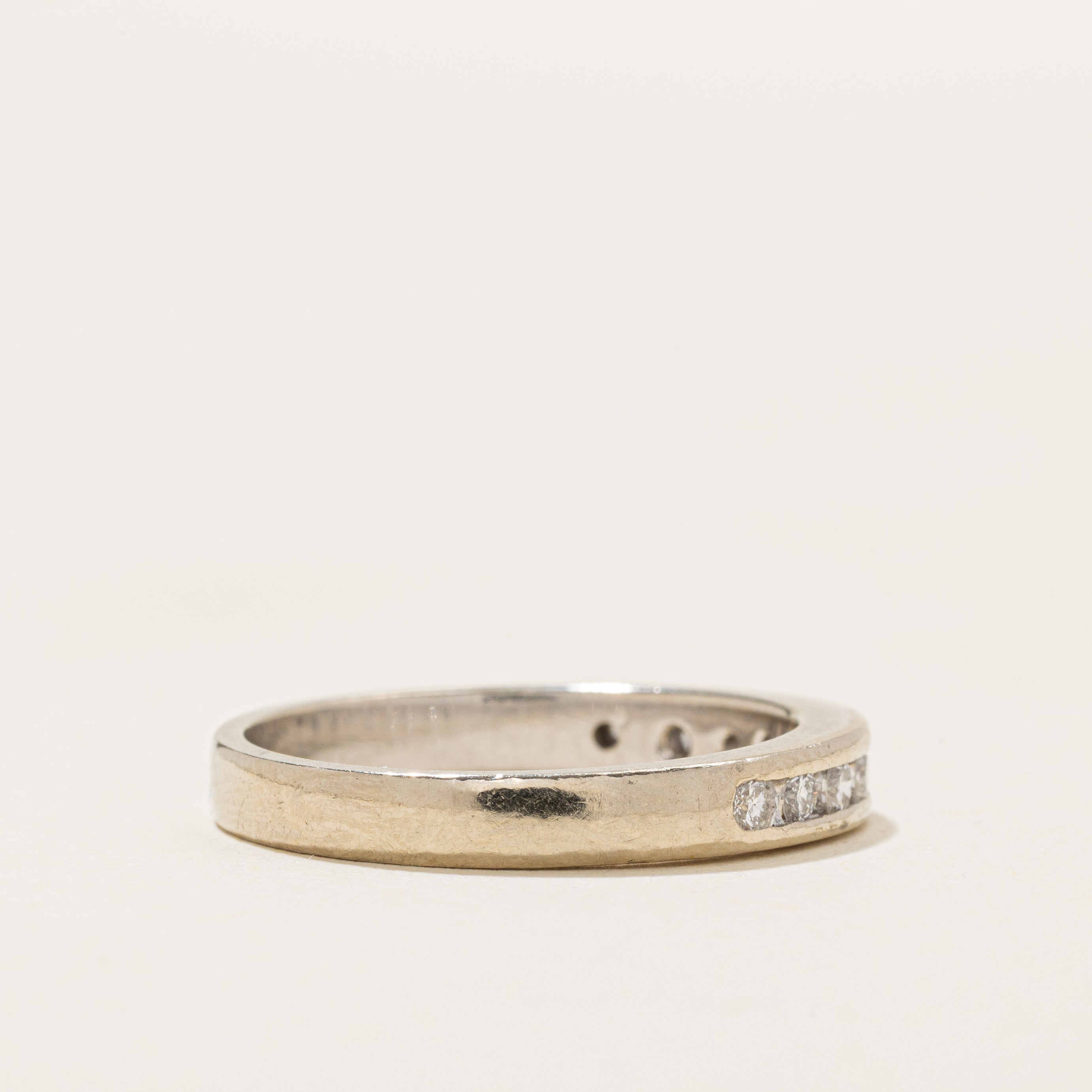 Channel Set Semi Eternity Diamond Band | 0.22ctw | SZ 6.5 |