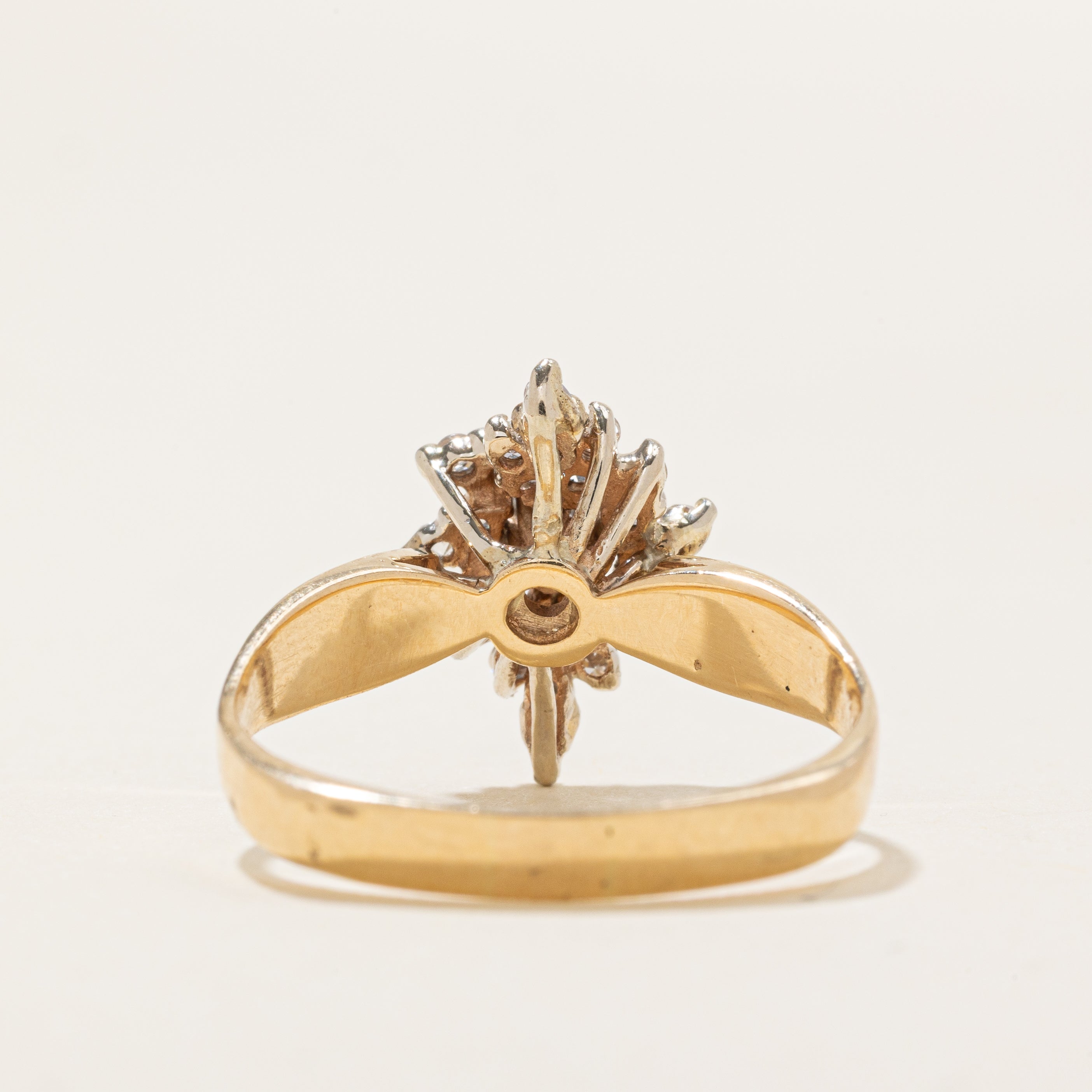 Diamond Petal Cluster Ring | 0.35ctw | SZ 8.0 |