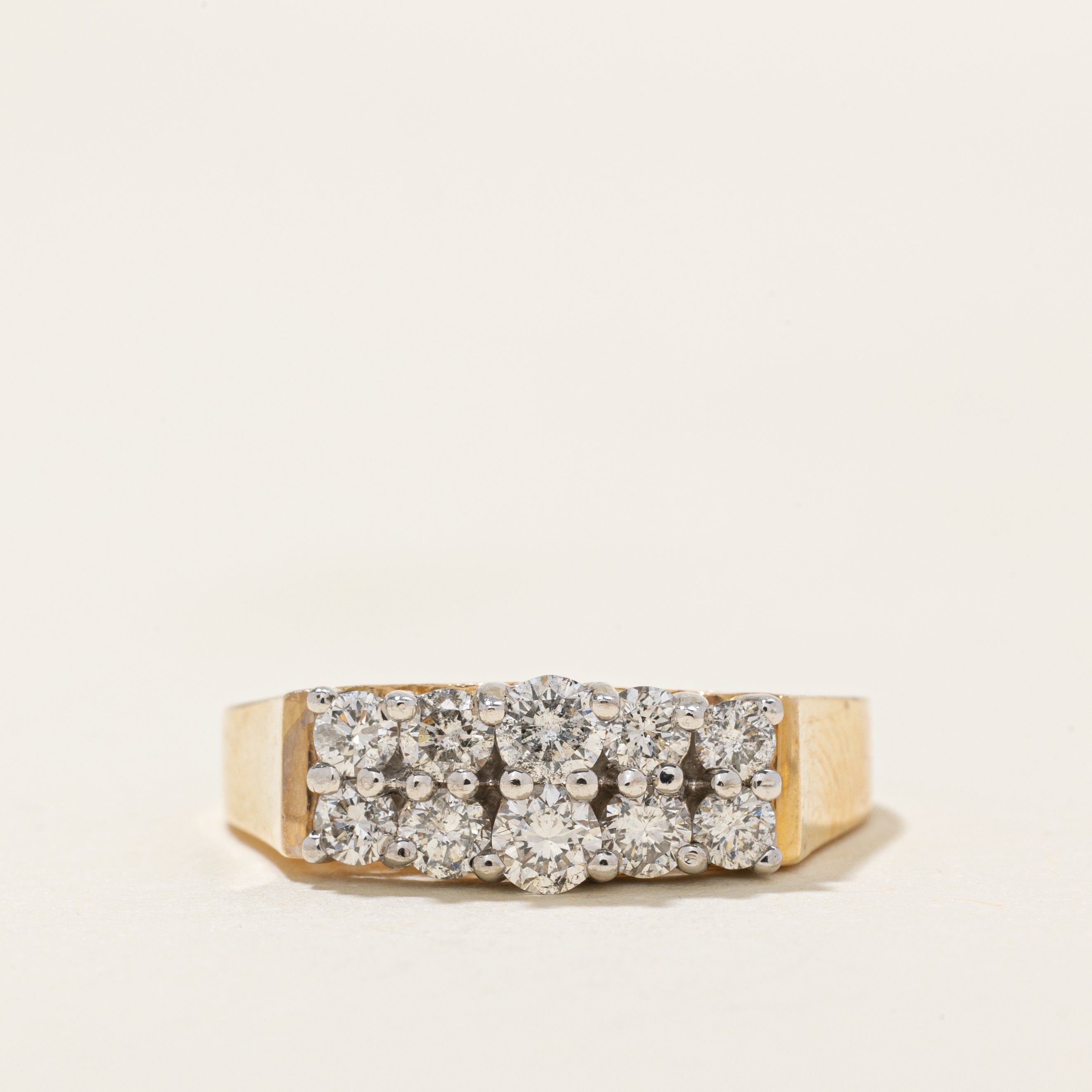 Double Row Diamond Ring | 0.5ctw | SZ 6.25 |