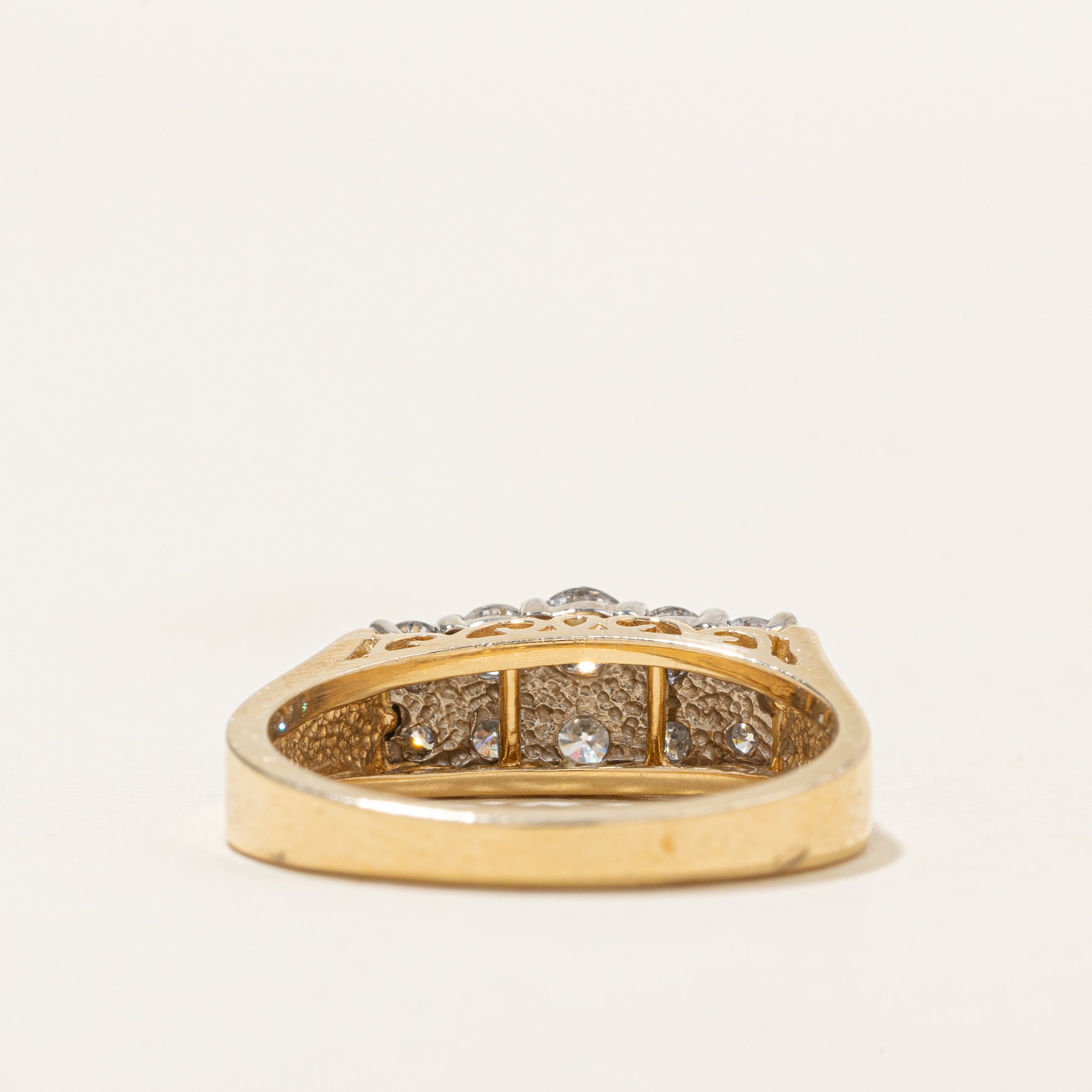 Double Row Diamond Ring | 0.5ctw | SZ 6.25 |
