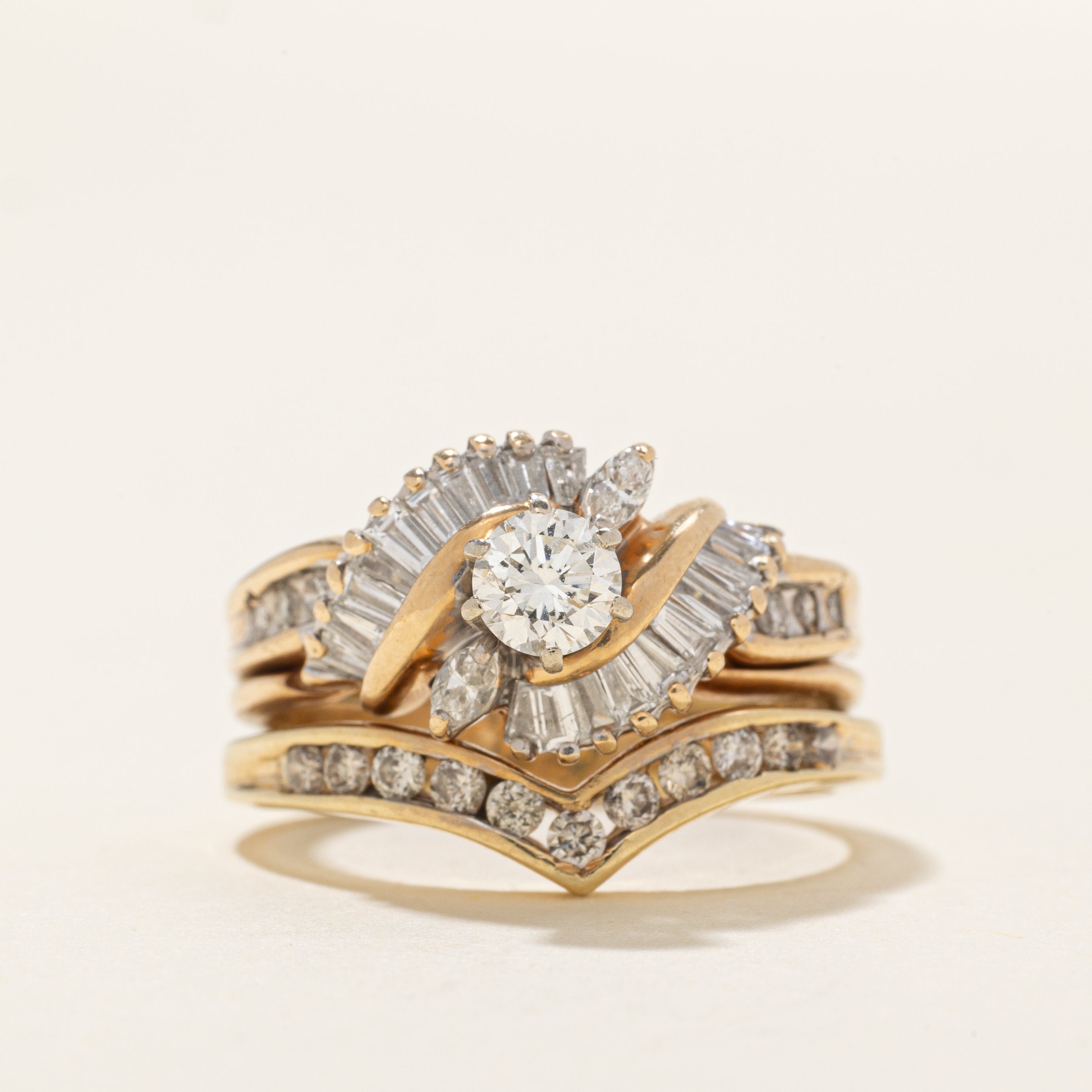 Alliance sertie de diamants | 1,18 ct | Taille 6,0 |