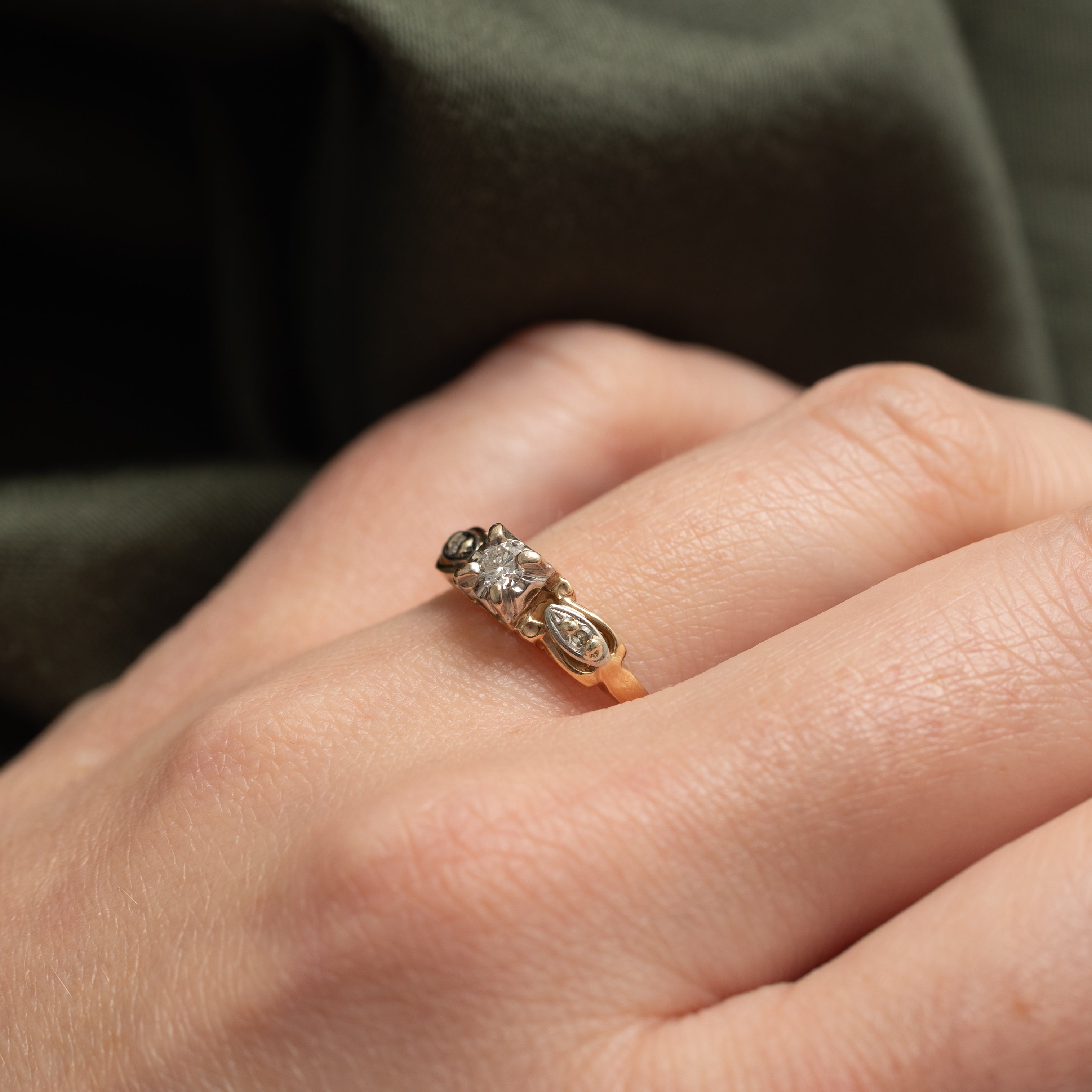 Illusion Set Diamond Ring | 0.14ctw | SZ 8.0 |