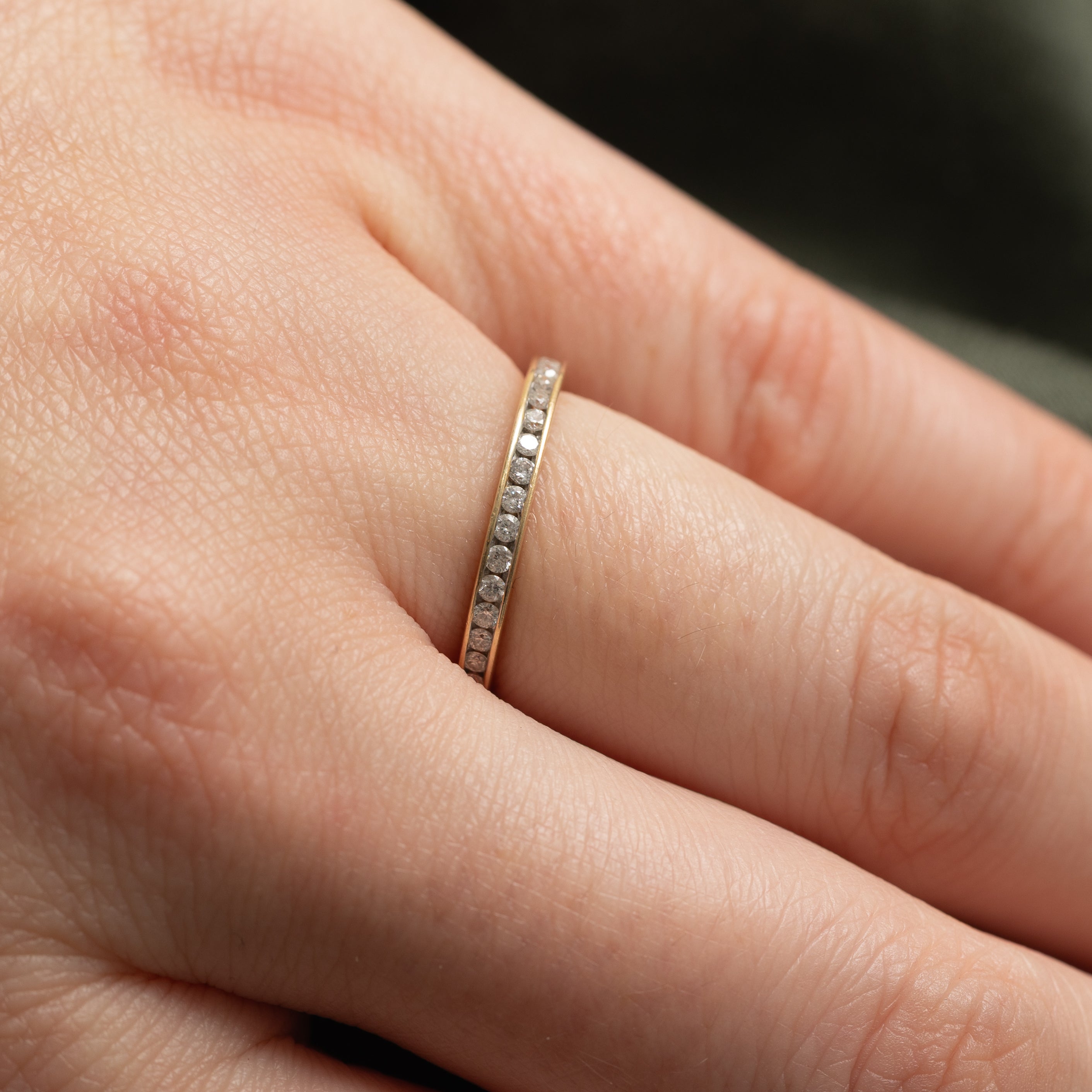 Channel Set Eternity Diamond Band | 0.38ctw | 2.00mm | SZ 5.75 |