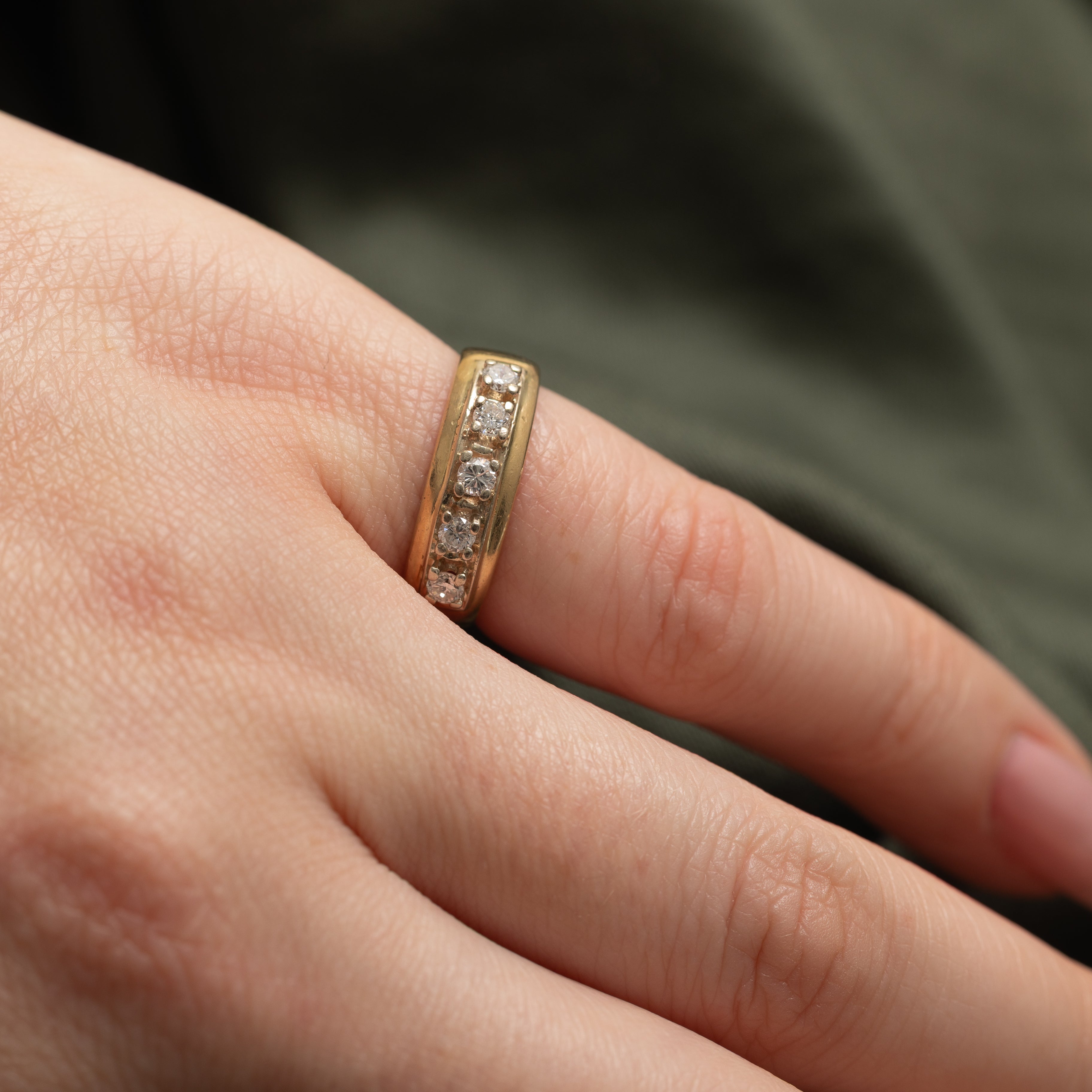 Five Stone Diamond Band | 0.25ctw | SZ 4.0 |