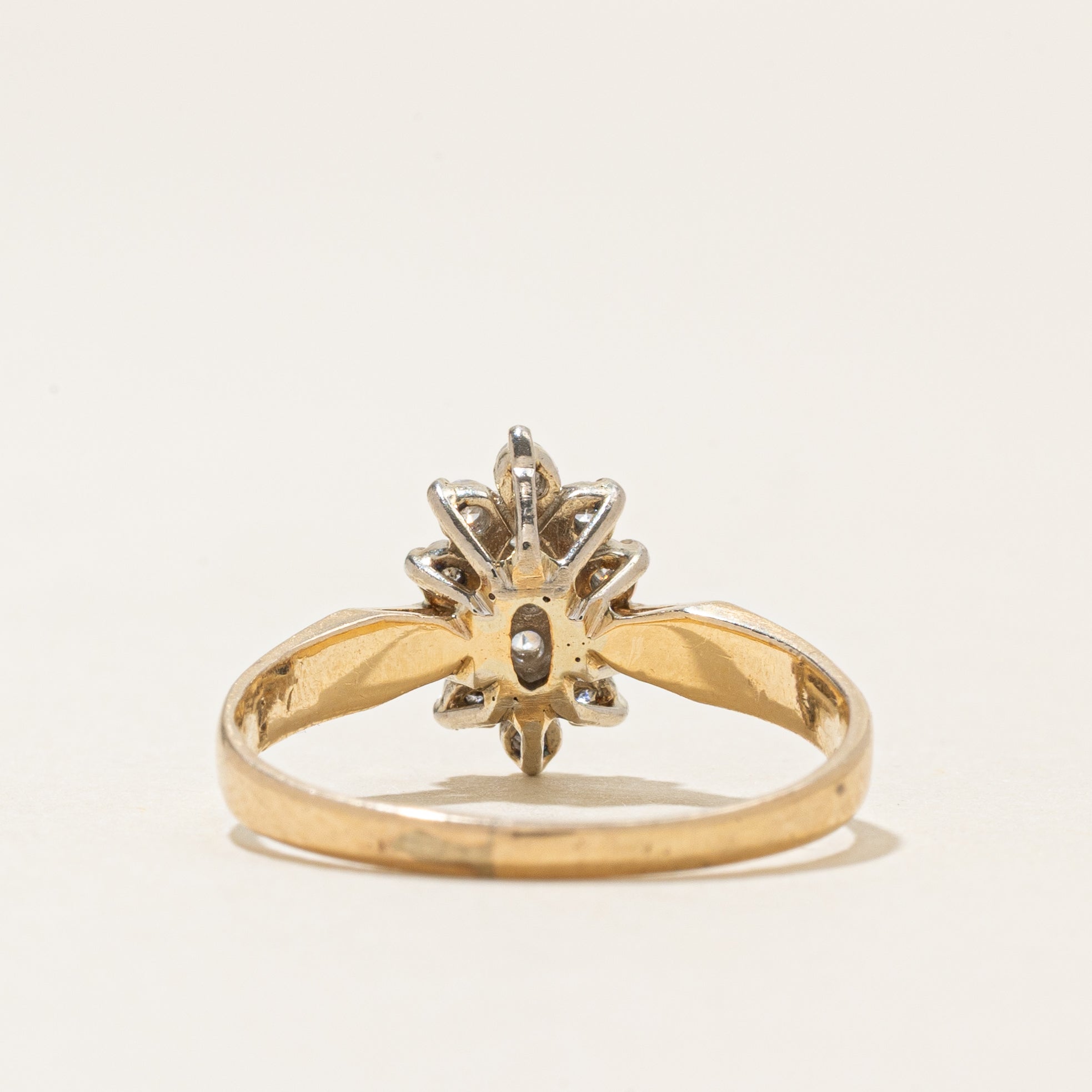 Diamond Marquise Petal Cluster Ring | 0.2ctw | SZ 7.0 |