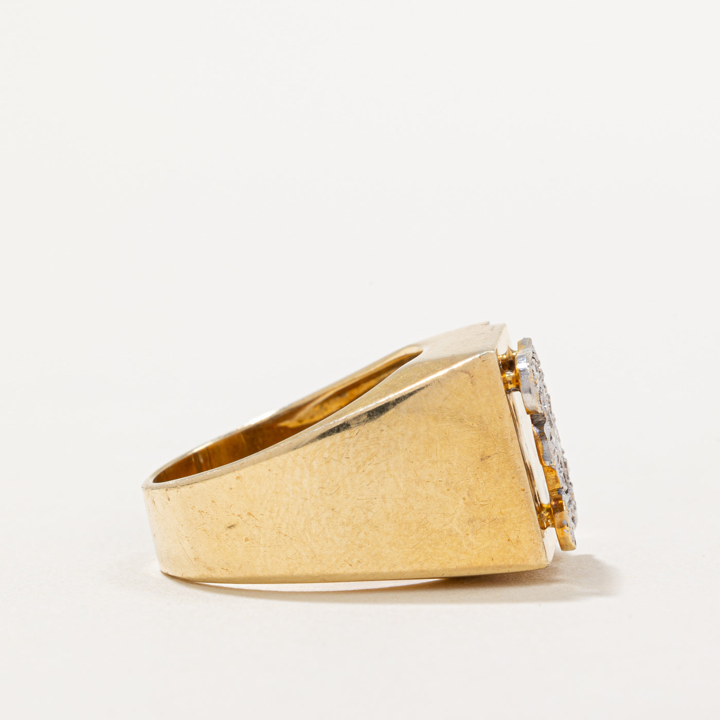 Diamond 'R' Initial Ring | 0.20ctw | SZ 8 |