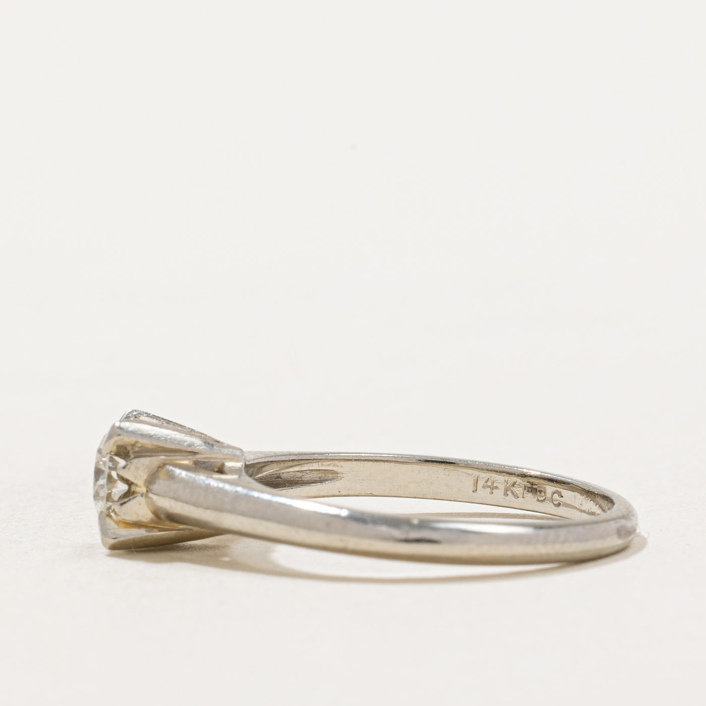 Solitaire Diamond Engagement Ring | 0.32ct | SZ 5.25 |