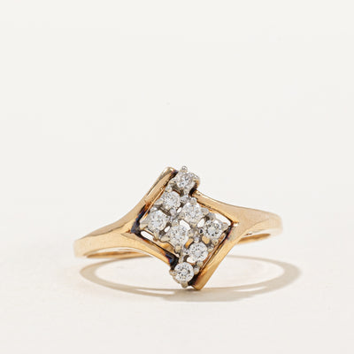 Diamond Cluster Ring | 0.24ctw | SZ 9 |