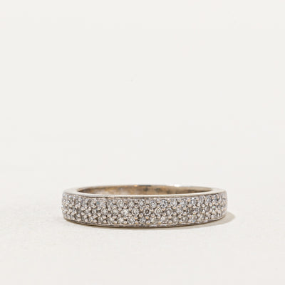 Pave Set Diamond Band | 0.24ctw | SZ 5.25 |