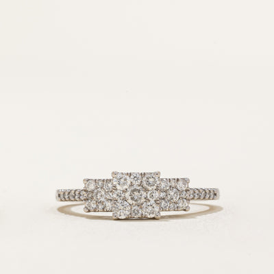 Diamond Cluster Ring | 0.45ctw | SZ 6