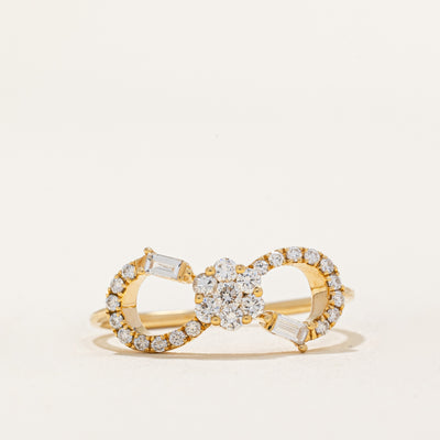 Diamond Bow Ring | 0.37ctw | SZ 7.25