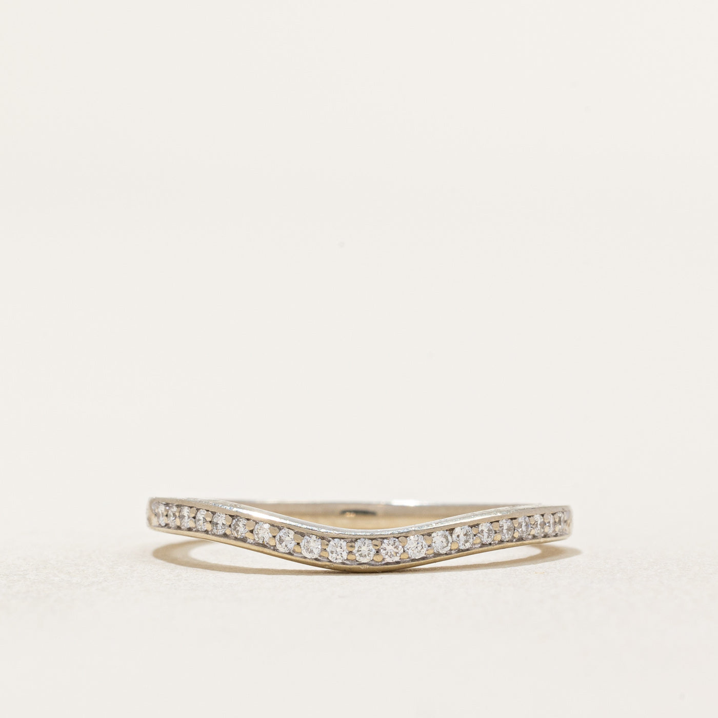 Semi Eternity Diamond Contour Band | 0.08ctw | SZ 6.25