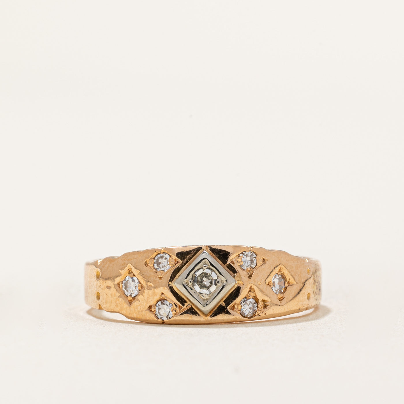 Diamond Tapered Ring | 0.13ctw | SZ 7.25