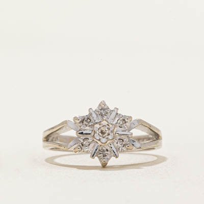 1976 Birmingham Diamond Cluster Ring | 0.07ctw | SZ 5
