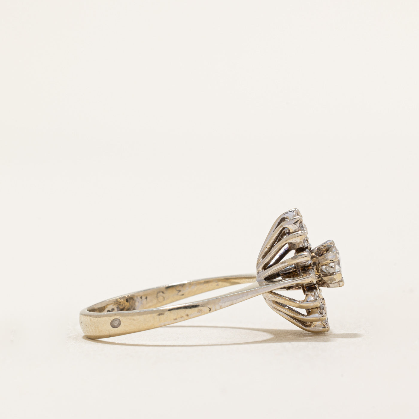 Diamond Halo Engagement Ring | 0.35ctw | SZ 5.5