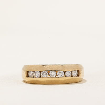 Channel Set Diamond Band | 0.44ctw | SZ 10.25
