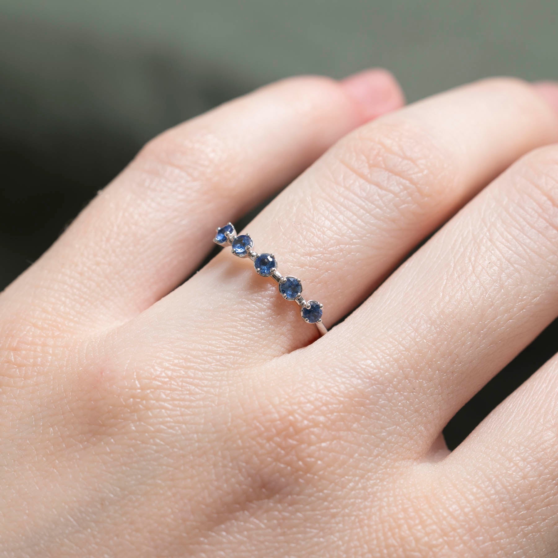 Five Stone Sapphire Ring | 0.20ctw | SZ 5.5