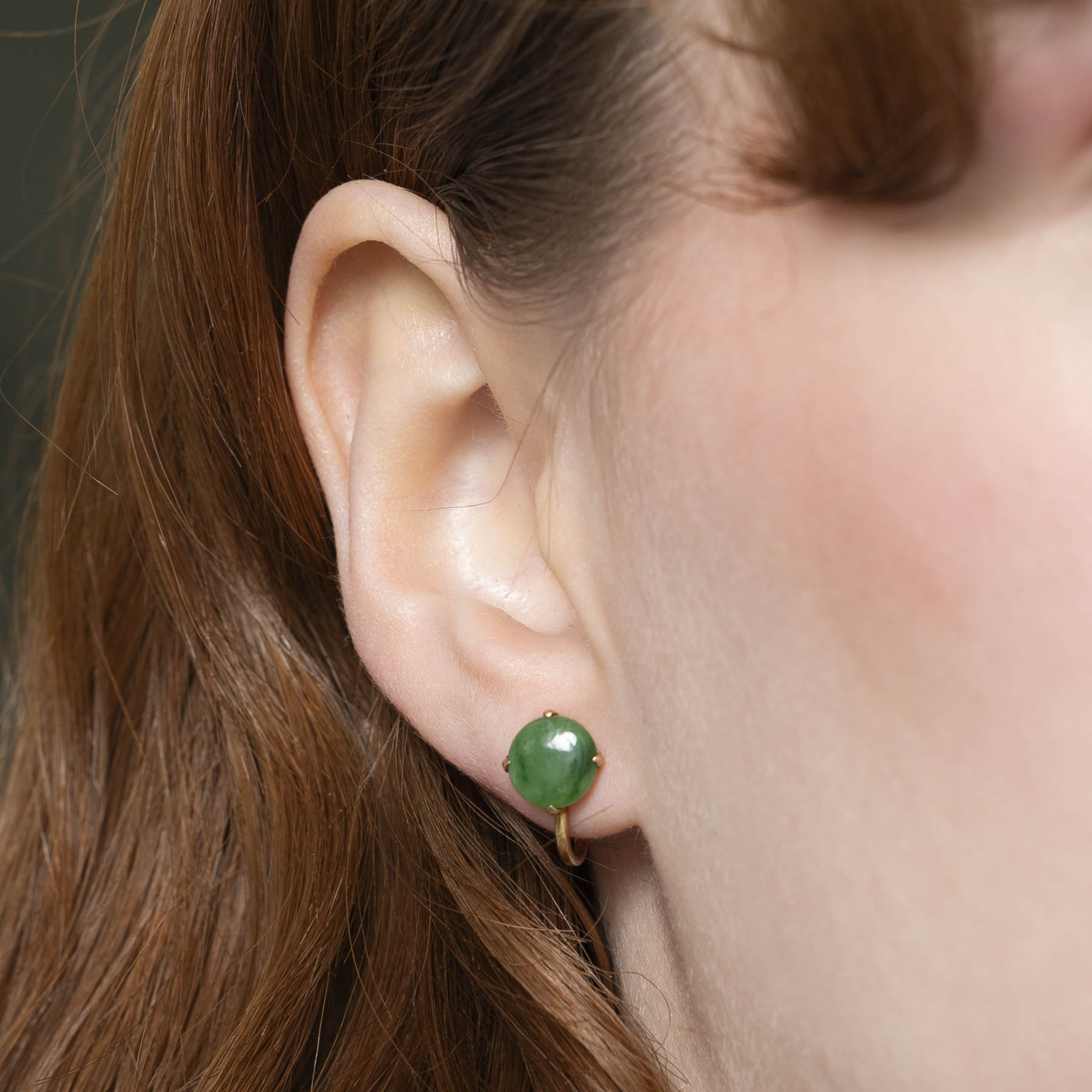 Jadeite Clip-On Earrings | 2.00ctw