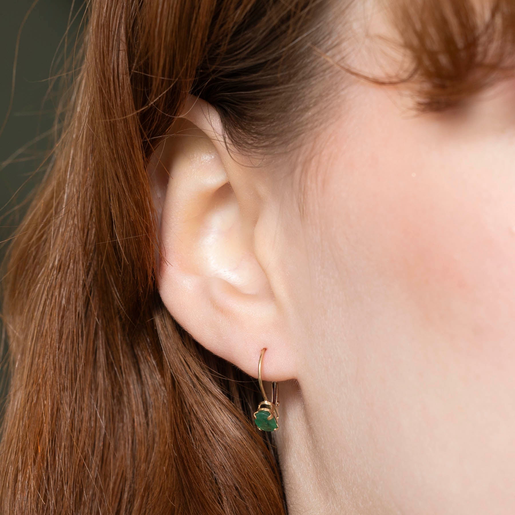 Emerald Drop Earrings | 0.60ctw
