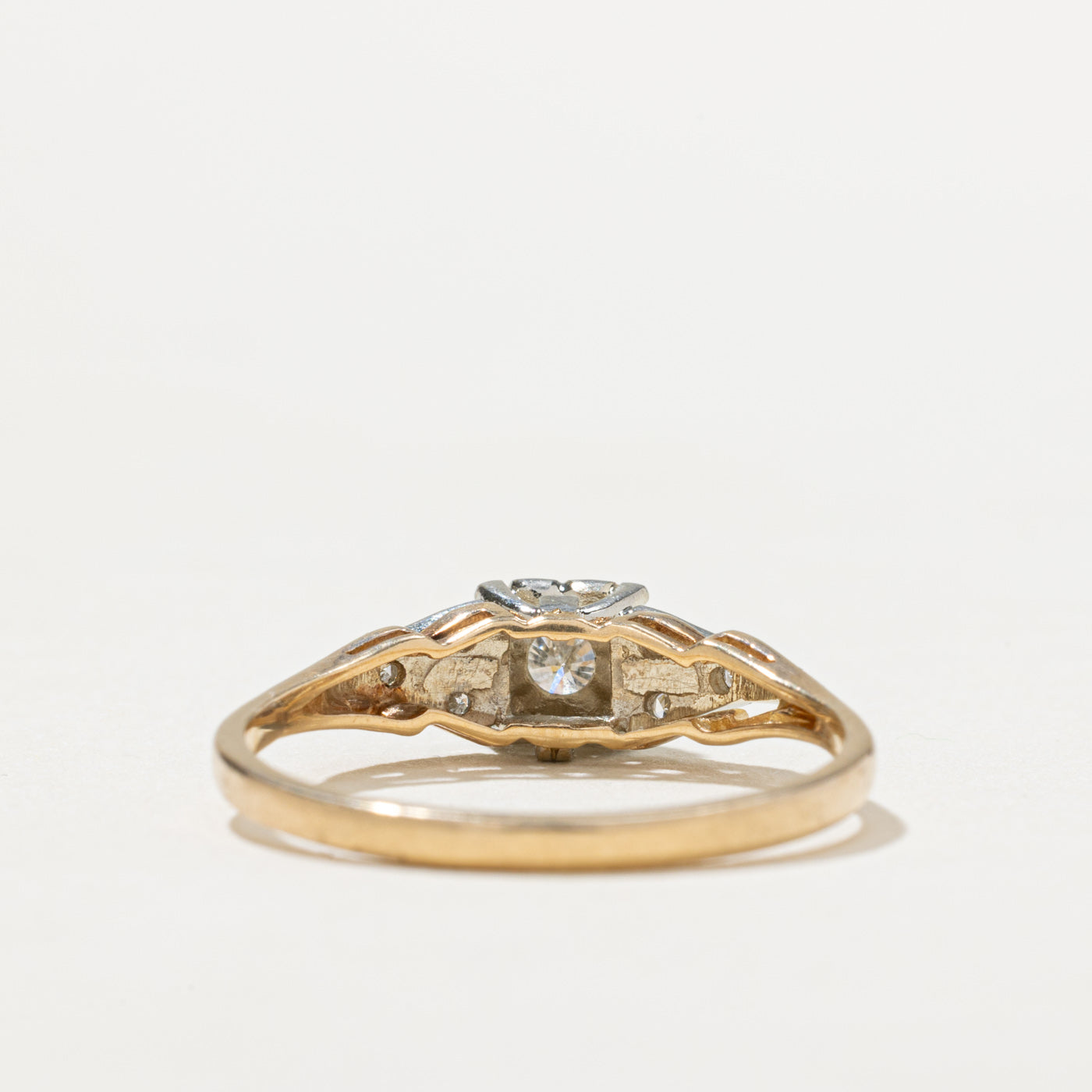 Vintage Diamond Engagement Ring | 0.25ctw | SZ 8.25
